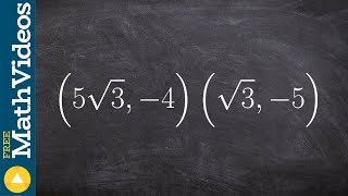 Find the distance between two coordinate points ex1