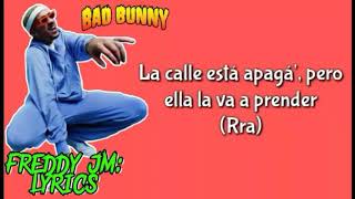 Bad Bunny - SI ELLA SALE (Karaoke) (Letra - Lyrics) (Prod. Lyrics: Freddy JM)