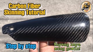 DIY Carbon Fiber Skinning Tutorial | Step by step | Shoutout