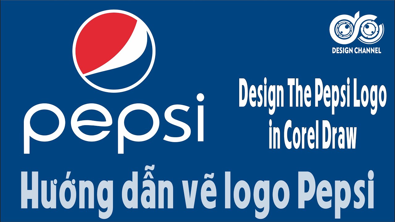 Hướng dẫn vẽ logo PEPSI | How To Design PEPSI Logo In Corel Draw ...