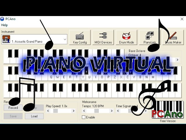 Baixar a última versão do Virtual Piano grátis em Português no CCM - CCM