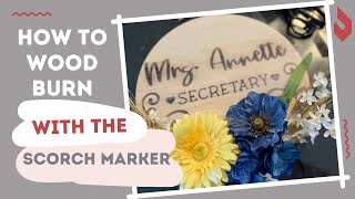 How to Make a DIY Wood-Burned Door Hanger