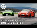 Chris Harris Drives... Sportscars: V12 Vantage S, AMG GT R, Porsche 911 GT3RS | Top Gear