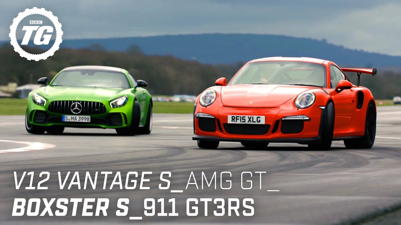 Chris Harris Drives... Sportscars: V12 Vantage S, AMG GT R, Porsche 911 GT3RS | Top Gear