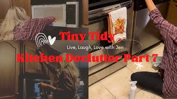 Tiny Tidy Tuesday Kitchen Clean and Declutter Part 7 / When Distractions Make a Tidy Not So Tiny