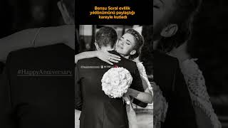 Bensu Soral Evlilik Yıldönümünü Paylaştığı Kareyle Kutladı #bensusoral #magazin #keşfet #shorts
