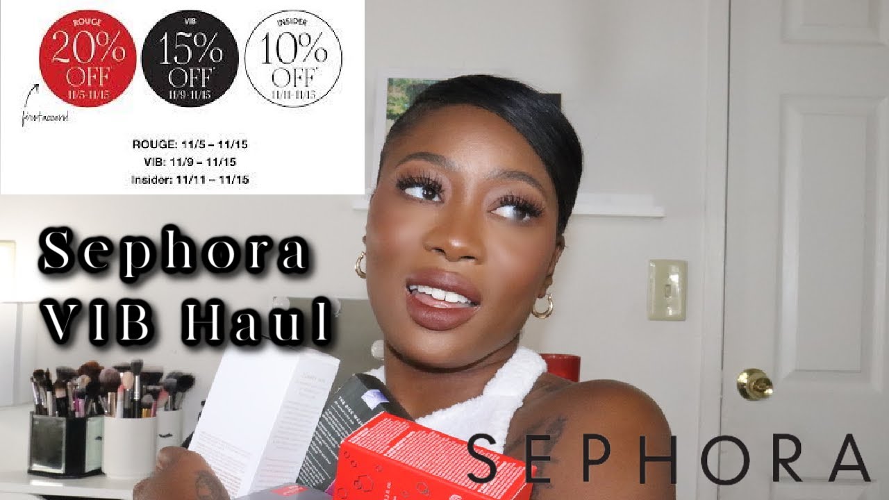 Sephora Holiday Savings Event, Huge VIB Sale Haul 2021