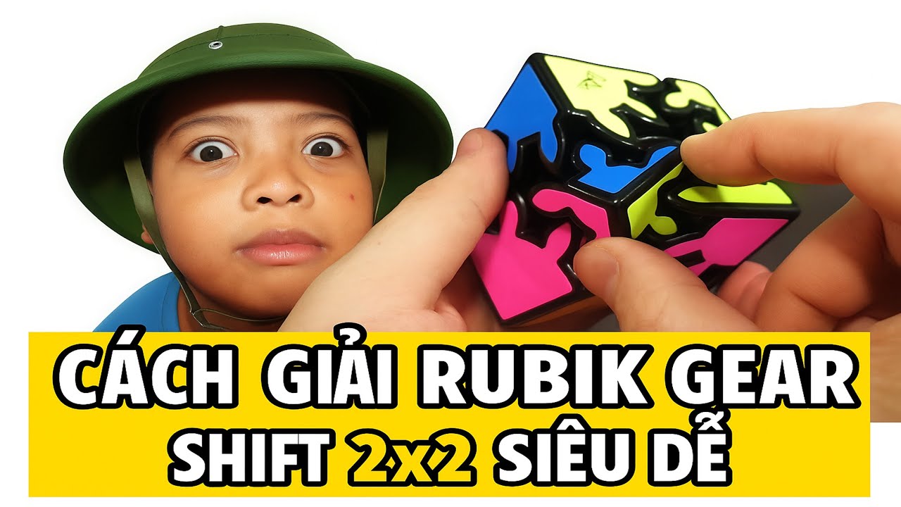 🟥 🟩 🟦 Hướng dẫn giải RUBIK Gear Shift 2x2 Siêu dễ 🟨 🟧 ⬜ #rubik # ...