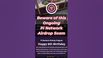 Pi Network Airdrop #Scam 🚨