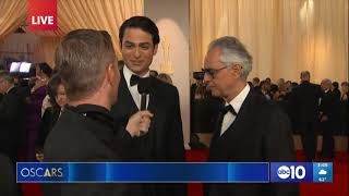 Oscars 2024 | Andrea and Matteo Bocelli take some time to chat with ABC10 on the red carpet