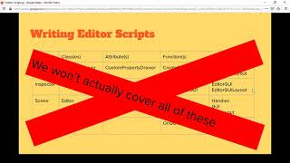 Intro to Unity Editor Scripting