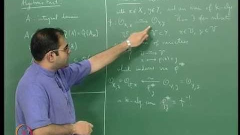 Mod-14 Lec 37 Geometric Meaning of Isomorphism of Local Rings