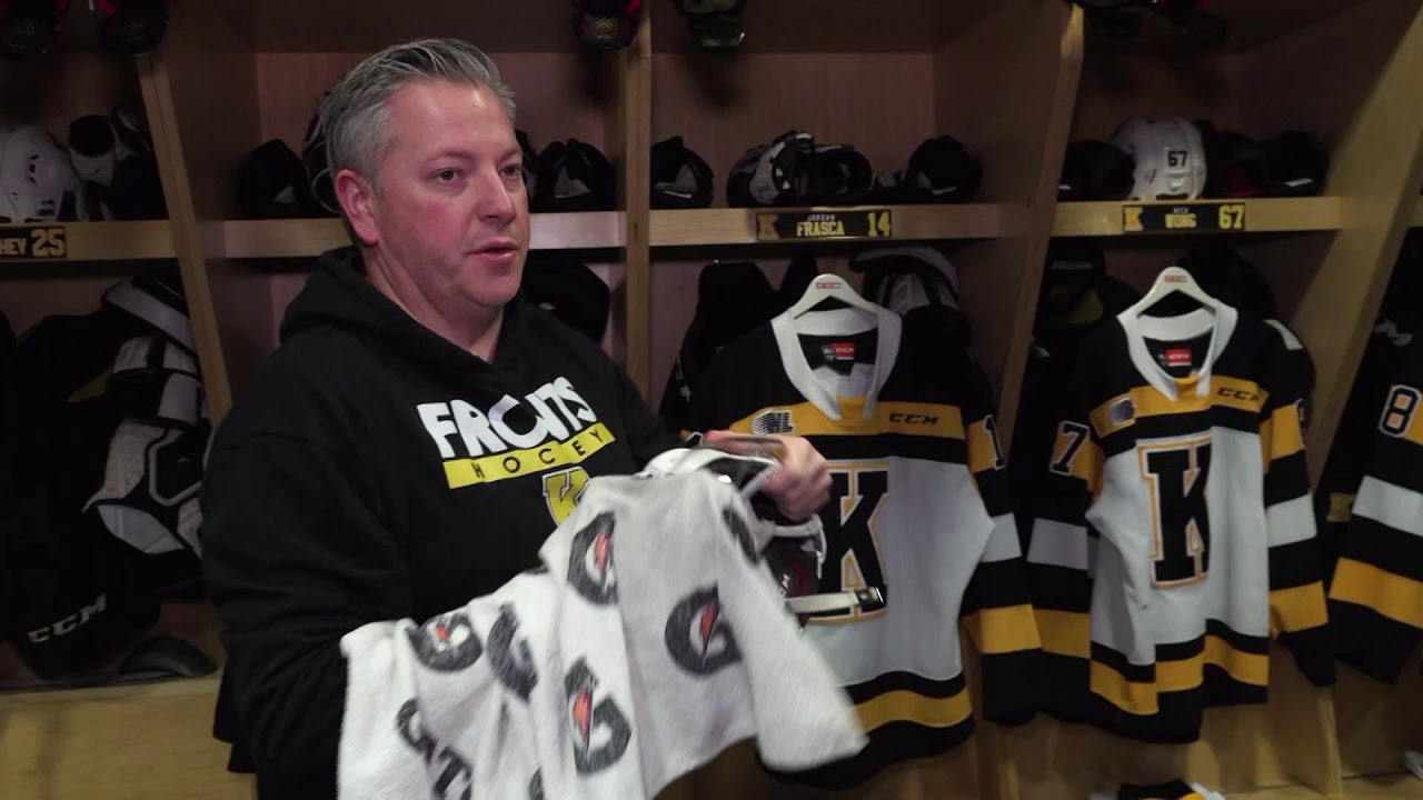 Chris Cook, Equipment Manager of the Kingston Frontenacs YouTube