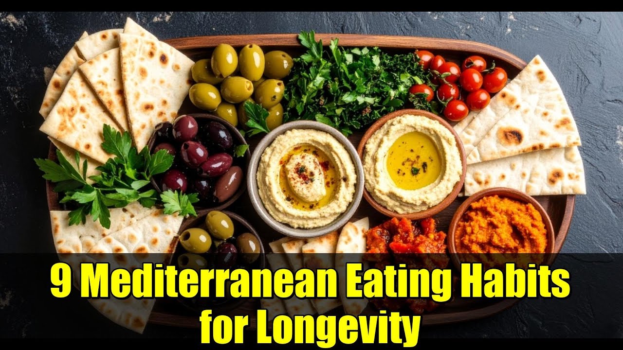 9 средиземноморских привычек питания для долголетия | Настоящий секрет здорового старения