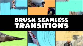 Hand-Drawn Brush Wipes - Seamless Optical Transitions (Ae, Pr, Dr) Free screenshot 3