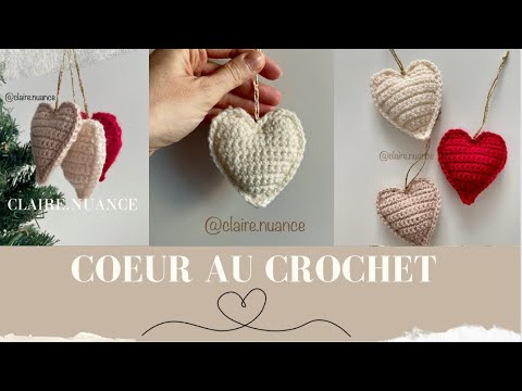 DIY Saint Valentin - Cœur en laine au crochet - Perles & Co