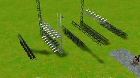 RCT3 - Custom Scenery Projecteurs.