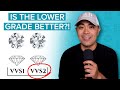 Why people may choose vvs2 over vvs1 diamonds moissanite and lab grown diamonds