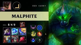 Malphite Carry vs Miss Fortune - EUW Master Patch 26.15