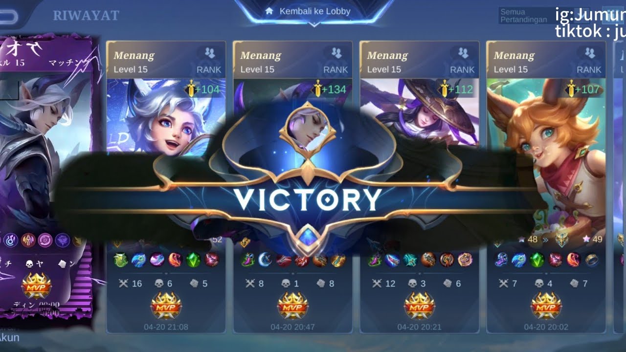 Full Gameplay Ling Agresive, Gendong tim afk😎😎