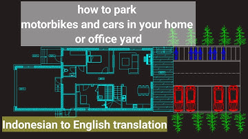 Tutorial GNCAD for android  parkir motor dan mobil