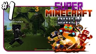 Meet your Heroes and Baby Godzilla Attacks!? | Super Minecraft Daily | Ep.1