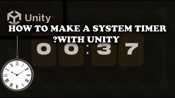 How to make a system timer with Unity engine?