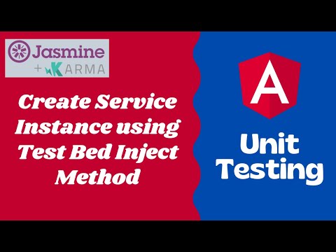 28. Create instance for the Services using Test Bed inject method - Angular Unit Testing