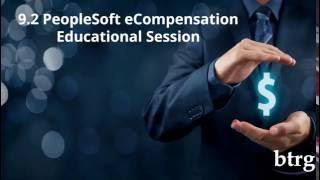 9.2 PeopleSoft eCompensation Educational Session screenshot 5