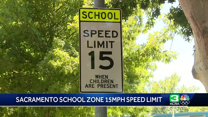Slow down! Sacramento schools adapting to new speed limits