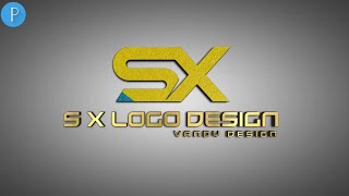 S X Professional logo desig on android-Pixellab tutorial[Vandy Design]