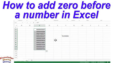 How to add 0 before a number in Excel ! How to add zero in front of phone number in Excel