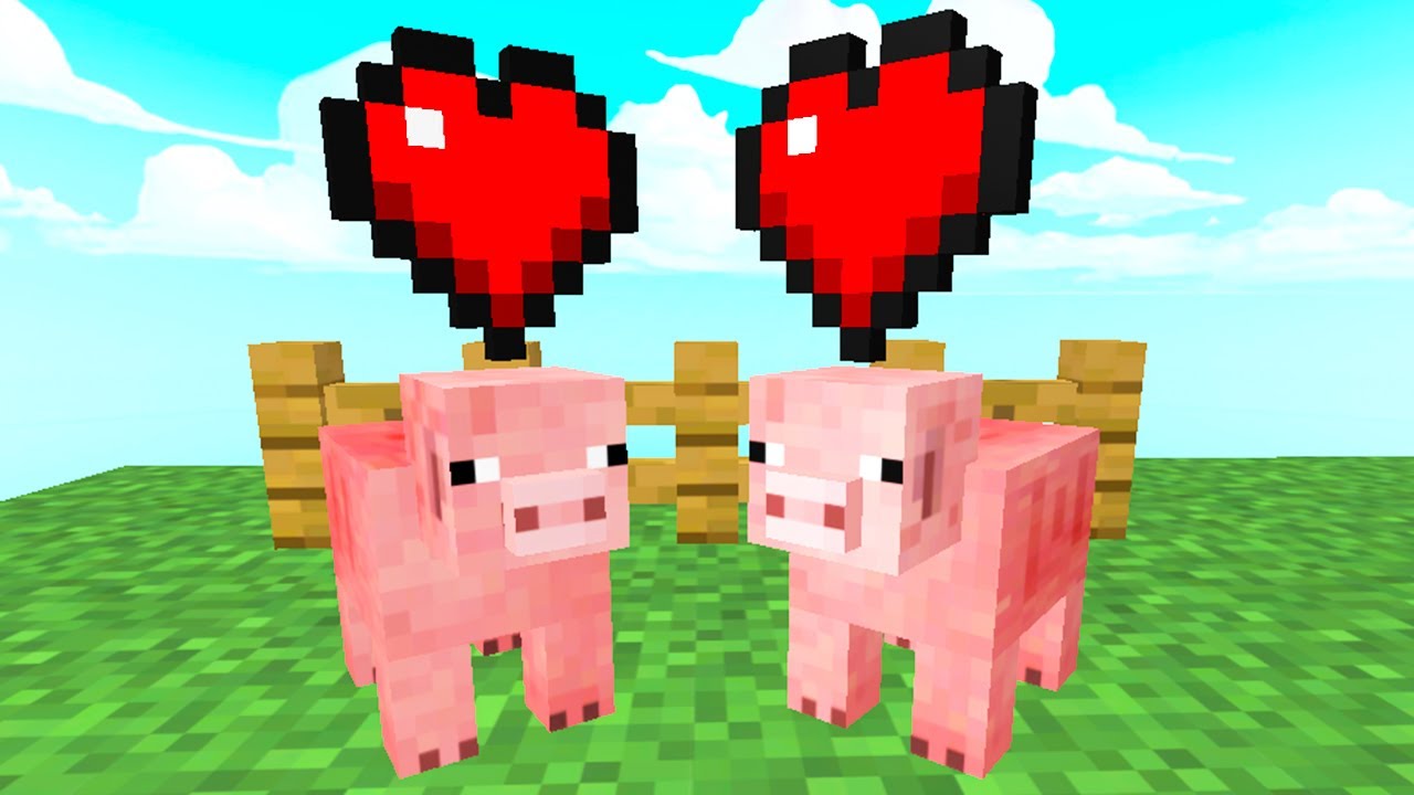 I Produced The MOST CUTEST Pig In Minecraft - YouTube
