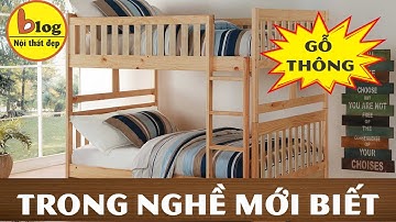 Mua giường tầng gỗ thông có bền như bạn nghĩ?