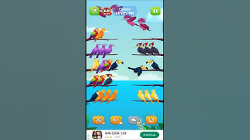 Bird Sort Puzzle l Classic Level 181 l Bird Sort Color Puzzle l Bird Sort Puzzle Challenge - Birds