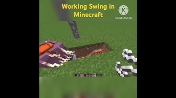 Minecraft - How to Build a Swing #shorts #minecraft #tutorial