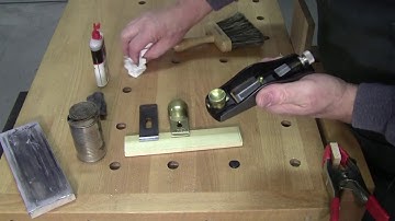 Lie-Nielsen No. 60-1/2 Block Plane Maintenance.  PLANE TALK - September 9th 2017