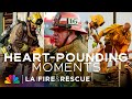 Top heartpounding moments  la fire  rescue  nbc