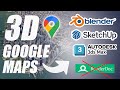 Import Google map 3d models into your 3d software | 2025 NEW workflow | English