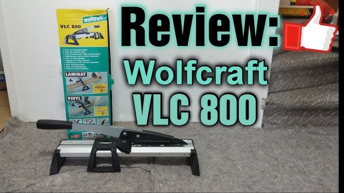 wolfcraft VLC 1000 Vinyl & Laminate Cutter - Powerful cutter for