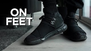 Y Qasa High Triple Black 2 — ON FEET   YouTube