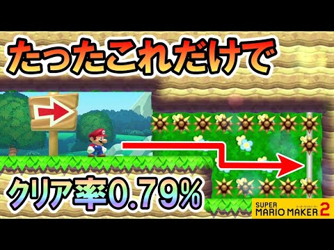 ちょっとしたテクニックを使わないとクリアできないコース スーパーマリオメーカー2 Youtube