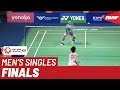 F | MS | Kento MOMOTA (JPN) [1] vs. CHOU Tien Chen (TPE) [2] | BWF 2019