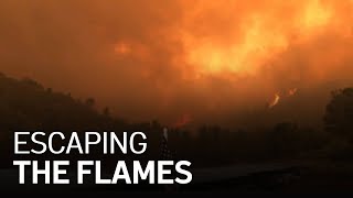 Couple Records Terrifying Escape From LNU Complex Fire