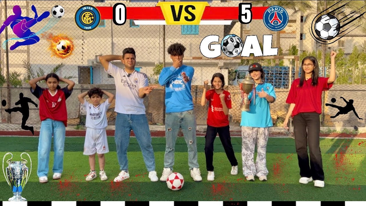 فيلم( البنات الحريفة )امرأه دخلت تحدي⚽️معاياأناواخويا الصغير وكسبونا🙀اختي رجلها اتكسرت😭الجزء الثاني