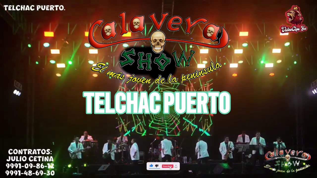 Calavera Show En Vivo Desde Telchac Puerto  2025 #mixparabailar #envivo