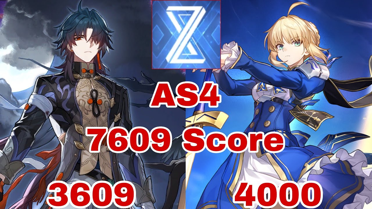 [ Honkai Star Rail ] Saber & Blade Apocalyptic Shadow 4 | Версия 3.8, часть 2 | 7609 очков