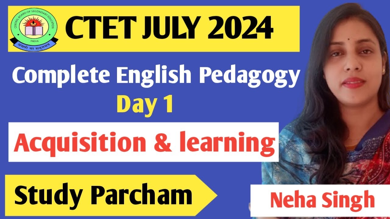 Complete English Pedagogy II CTET JULY 2024 II Topic Wise II ...