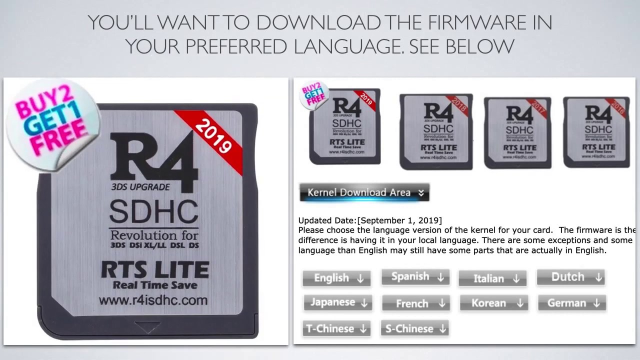 R4 RTS Lite 2019 Firmware YouTube