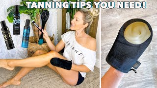 MY FLAWLESS SELF TANNING ROUTINE: Tips, Tricks & DEMO for a STREAK FREE TAN! (FOR BEGINNERS!!)